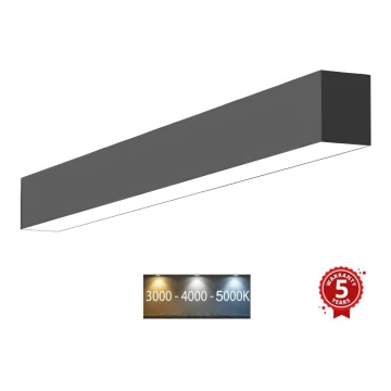 Sinclair - LED Mennyezeti lámpa LSM LED/40W/230V 3000K/4000K/5000K 120 cm fekete