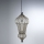 SIRU - Csillár láncon BABÀ 1xE27/60W/230V átm. 30 cm átlátszó/barna Velencei üveg