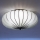 SIRU - Mennyezeti lámpa ACCADEMIA 3xE27/60W/230V fehér/fekete Velencei üveg