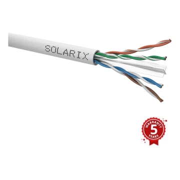 Solarix - Telepítő vezeték CAT6 UTP PVC Eca 100m