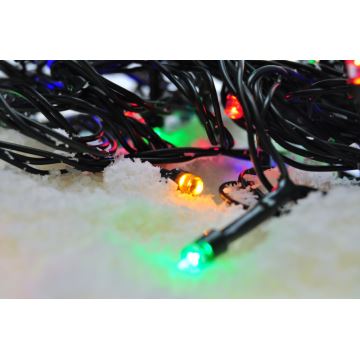LED Karácsonyi kültéri lánc 200xLED/230V 20m IP44 színes