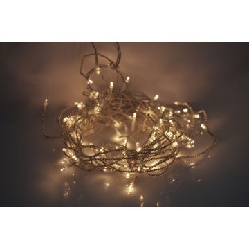 LED Kültéri karácsonyi függöny 360xLED/8 funkció 15m IP44 meleg fehér