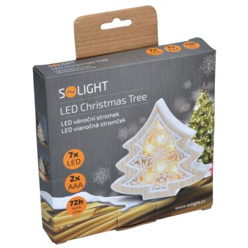 LED Karácsonyi dekoráció 6xLED/2xAAA fa