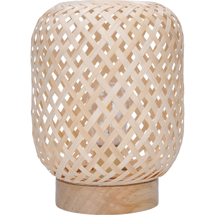 LED Dekoratív asztali lámpa LED/2xAAA rattan