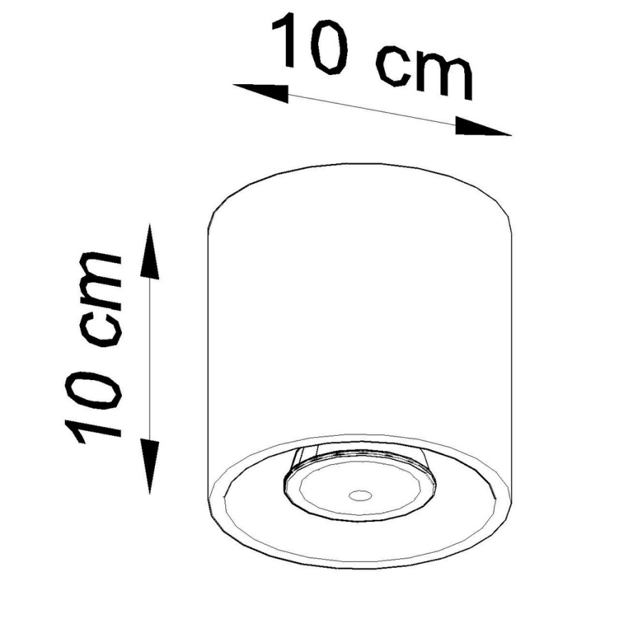 Spotlámpa ORBIS 1 1xGU10/10W/230V fehér