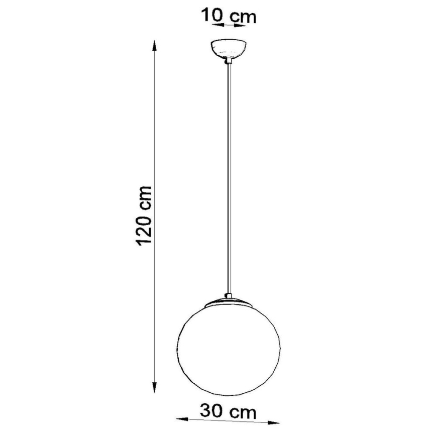 Csillár zsinóron TOYA 1xE27/60W/230V á. 30 cm