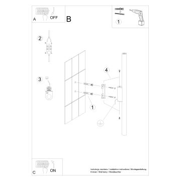 Fali lámpa PASTELO 2xG9/8W/230V fehér