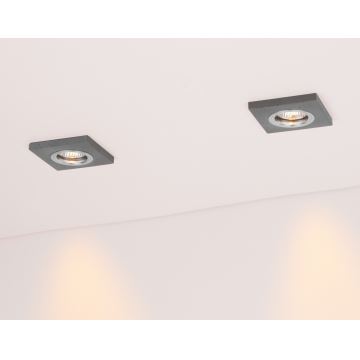 LED Beépíthető lámpa VITAR 1xGU10/5W/230V CRI 90 beton – FSC igazolt
