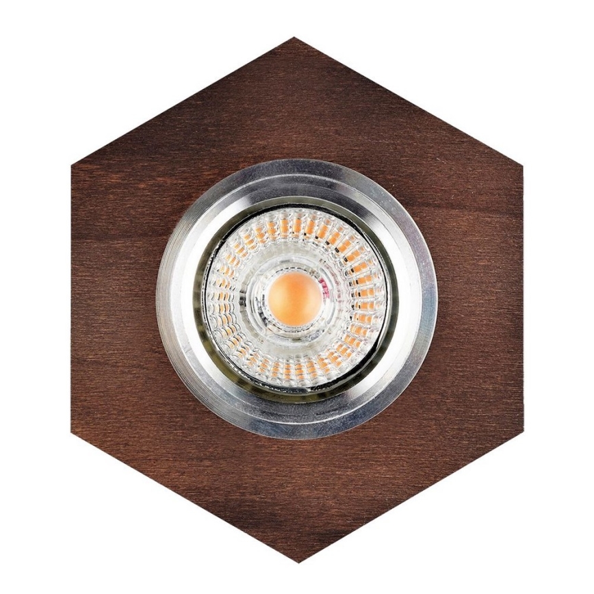 LED Beépíthető lámpa VITAR 1xGU10/5W/230V CRI 90 bükkfa – FSC igazolt