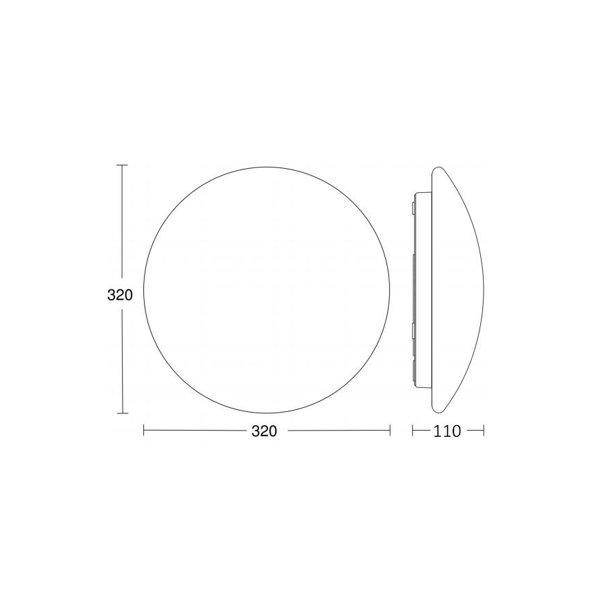 Steinel 058579 - LED Fürdőszobai mennyezeti lámpa érzékelővel RS PRO LED/16W/230V IP54 4000K