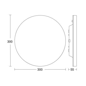 Steinel 067717 - LED Dimmelhető mennyezeti lámpa érzékelővel RS PRO R10 PLUS SC 8,5W/230V IP40 3000K