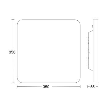 Steinel - LED Dimmelhető mennyezeti lámpa érzékelővel RSPROR30QBASICSC 23,26W/230V IP40 3000K