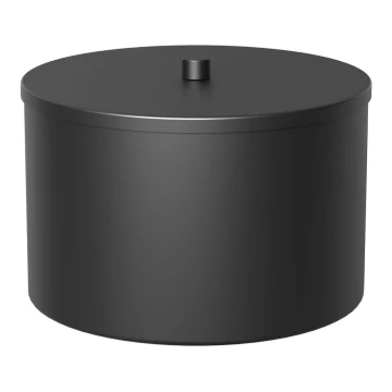 Tároló fémdoboz 12x17,5 cm fekete