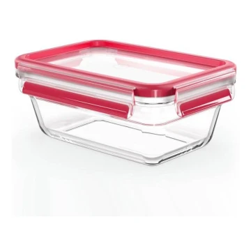 Tefal - Élelmiszer tartó 0,85 l MSEAL GLASS piros/üveg