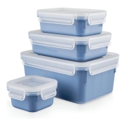Tefal - Élelmiszertartó készlet 4 db MSEAL COLOR kék