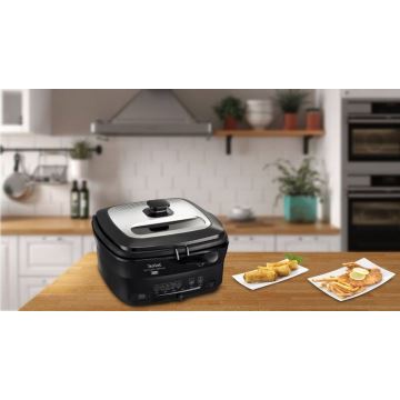 Tefal - Fritőz 2 l VERSALION DE LUXE 7in1 1600W/230V fekete