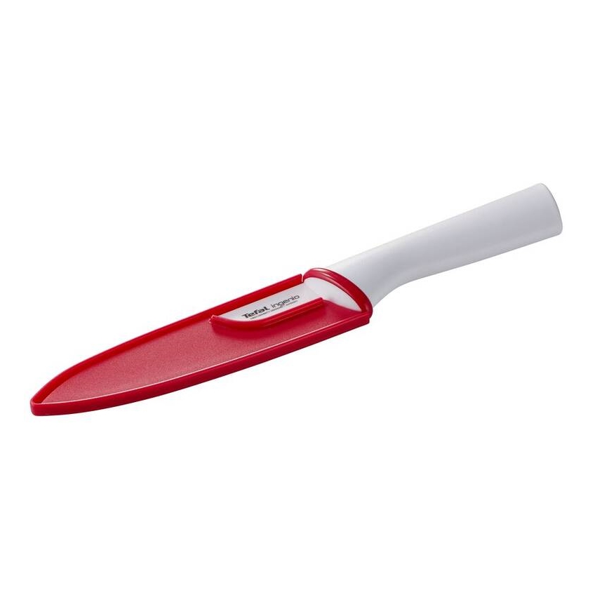 Tefal - Kerámia kés chef INGENIO 16 cm fehér/piros