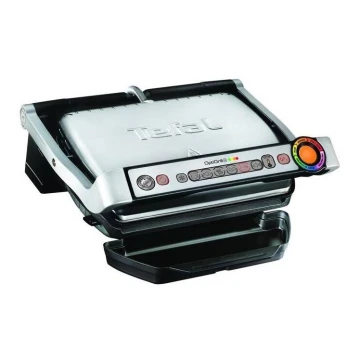 Tefal - Kontakt grill OPTIGRILL+ INOX WAFFLES 2000W/230V fekete/króm