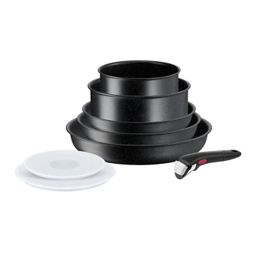 Tefal - Konyhai készlet 8 db INGENIO BLACK STONE