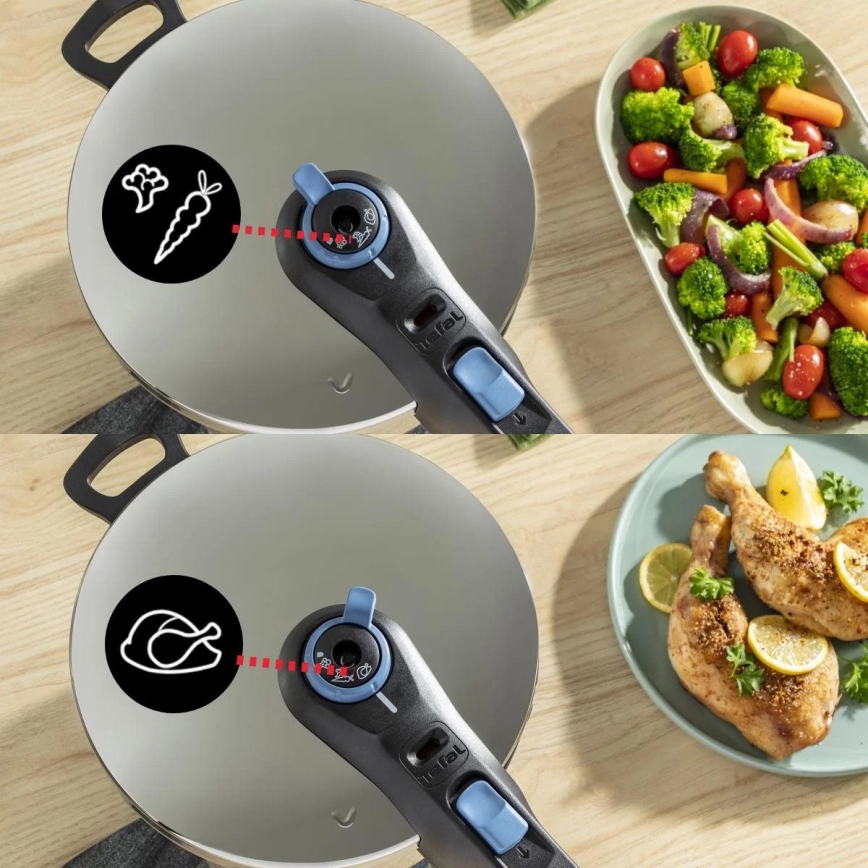 Tefal - Kukta 4 l SECURE TRENDY rozsdamentes