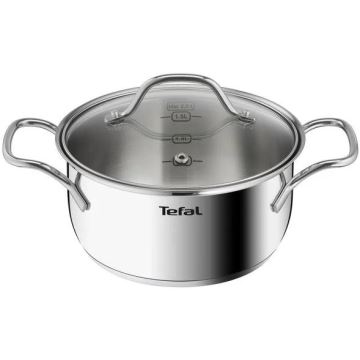 Tefal - Lábaskészlet 10 db INTUITION rozsdamentes