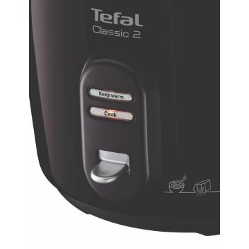 Tefal - Rizsfőző CLASSIC 500W/230V 3 l fekete