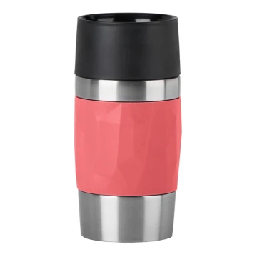 Tefal - Termikus bögre 300 ml COMPACT MUG rozsdamentes/piros