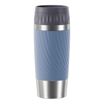 Tefal - Termikus bögre 360 ml EASY TWIST MUG rozsdamentes/kék