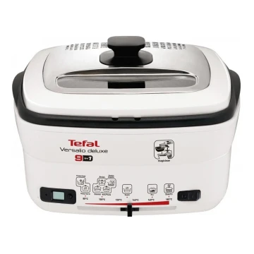 Tefal - Többfunkciós olajsütő 9in1 VERSALIO DE LUXE 1600W/230V 2 l fehér