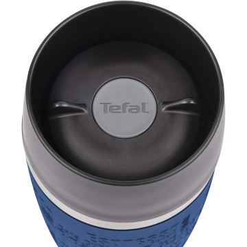 Tefal - Utazó bögre 360 ml TRAVEL MUG rozsdamentes/sötét kék