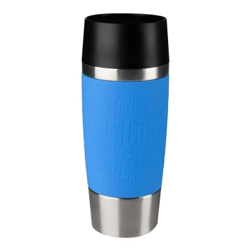 Tefal - Utazó bögre 360 ml TRAVEL MUG rozsdamentes/világoskék