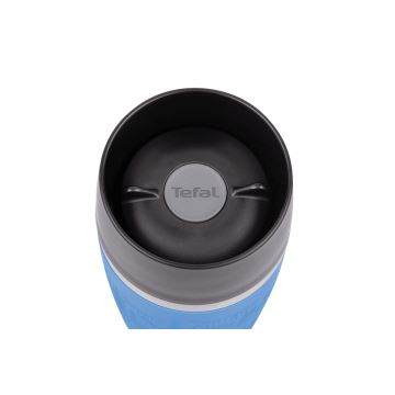 Tefal - Utazó bögre 360 ml TRAVEL MUG rozsdamentes/világoskék