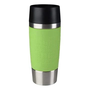 Tefal - Utazó bögre 360 ml TRAVEL MUG rozsdamentes/zöld