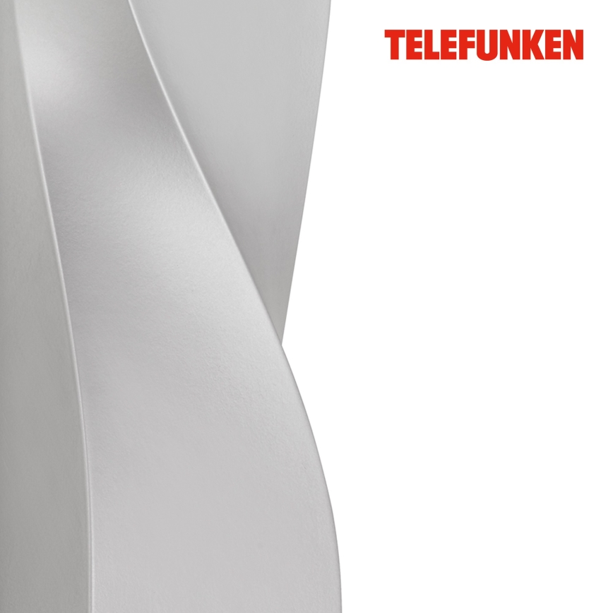 Telefunken 312704TF - LED Kültéri fali lámpa 2xLED/5,5W/230V IP44 ezüst