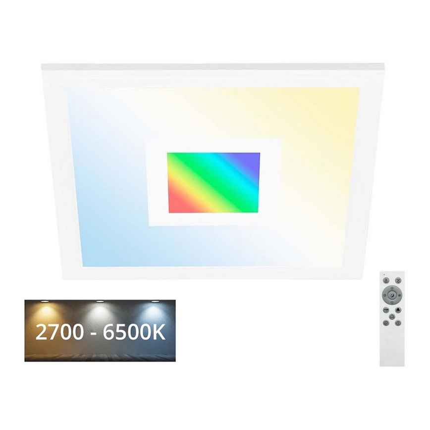 Telefunken 319106TF - RGBW Dimmelhető mennyezeti lámpa LED/24W/230V 2700-6500K fehér + távirányítás