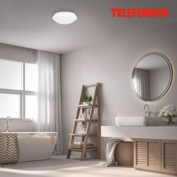 Telefunken 601206TF - LED Fürdőszobai mennyezeti lámpa érzékelővel LED/15W/230V IP44 átm. 28 cm