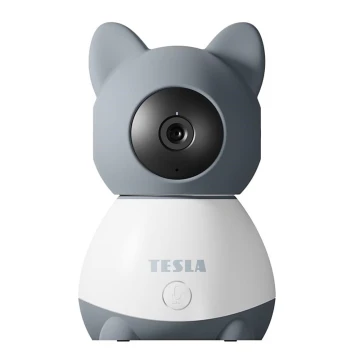 TESLA Smart - Intelligens kamera 360 Baby Full HD 1080p 5V Wi-Fi szürke