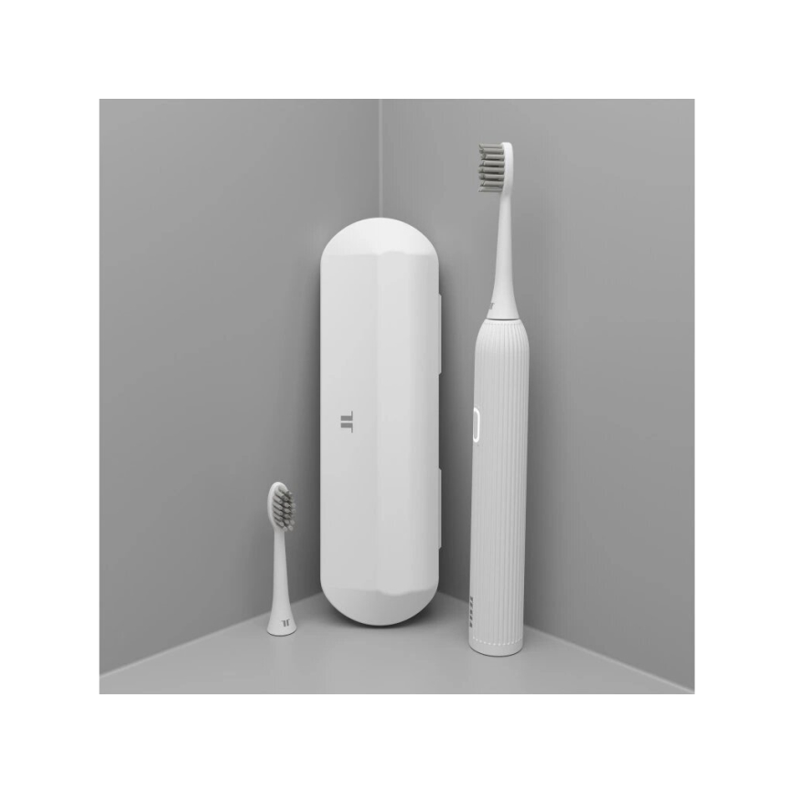 TESLA Smart - Intelligens szónikus fogkefe TS200 DELUXE fehér