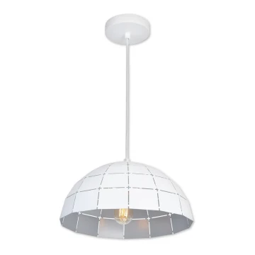 Top Light Apolo 40B - Csillár zsinóron APOLO 1xE27/40W/230V fehér/ezüst