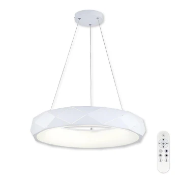 Top Light - LED dimmelhető csillár zsinóron APOLO LED/45W/230V fehér + távirányítás