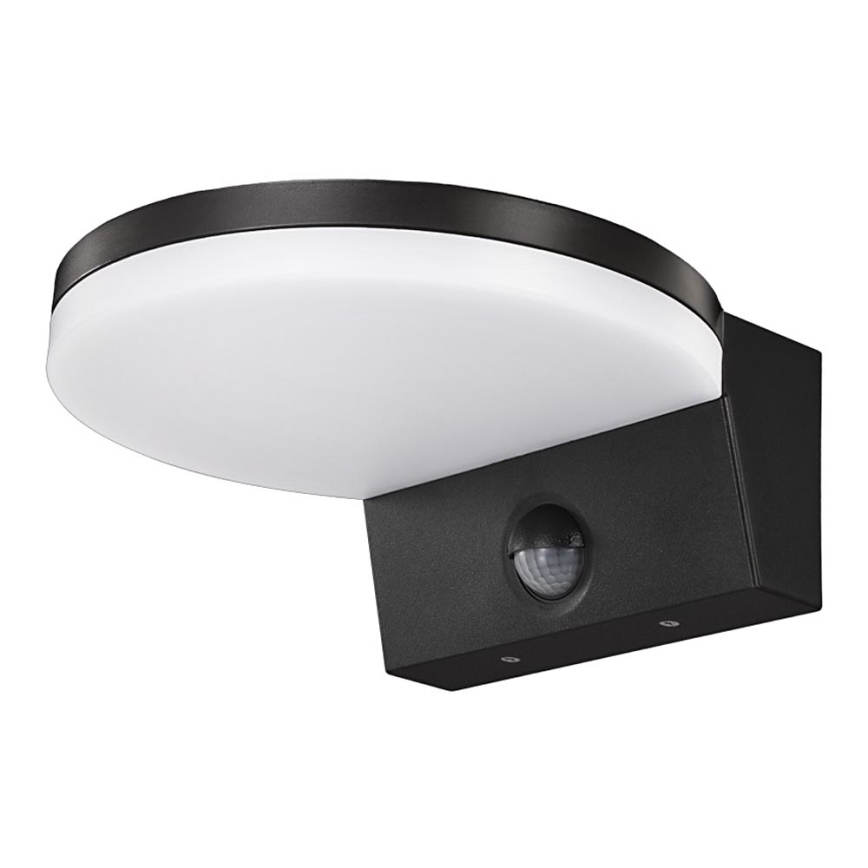 Top Light - LED Kültéri fali lámpa érzékelővel NOVARA LED/15W/230V IP65 fekete