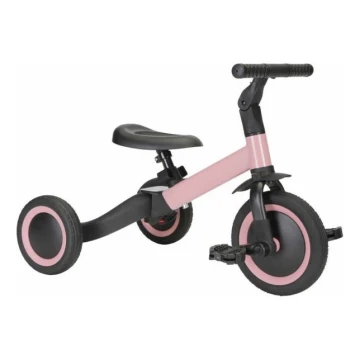Top Mark - Tolós bicikli 4in1 KAYA rózsaszín