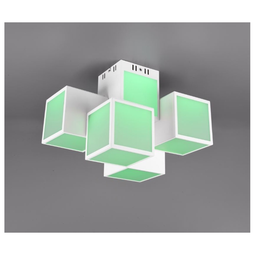 Trio - LED RGBW Dimmelhető felületre szerelhető csillár OSCAR 5xLED/7W/230V 3000-6000K Wi-Fi + távirányító