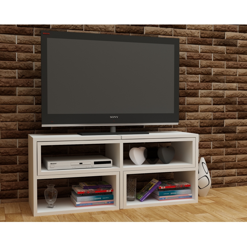 TV Asztal CARE 40x136,8 cm fehér