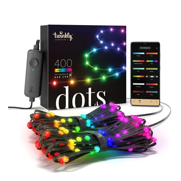 Twinkly - LED RGB Kültéri dimmelhető Szalag DOTS 400xLED 20 m IP44 Wi-Fi