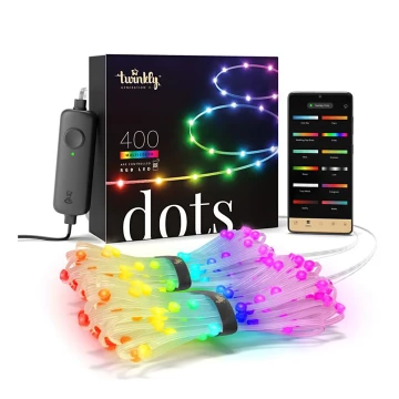 Twinkly - LED RGB Kültéri dimmelhető Szalag DOTS 400xLED 20 m IP44 Wi-Fi