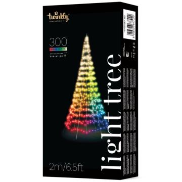 Twinkly - LED RGBW Dimmelhető kültéri Karácsonyfa LIGHT TREE 300xLED 2m IP44 Wi-Fi