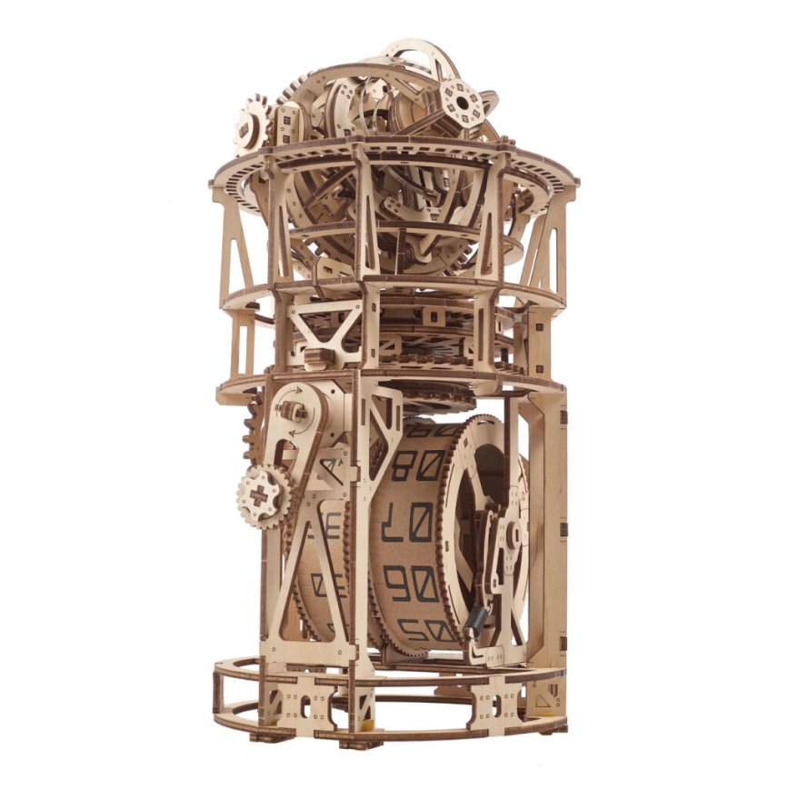 Ugears - 3D fa mechanikus puzzle Óraszerkezet tourbillonnal