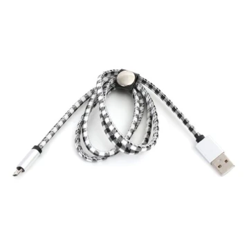 USB kábel USB A / Micro USB csatlakozó 1m fehér