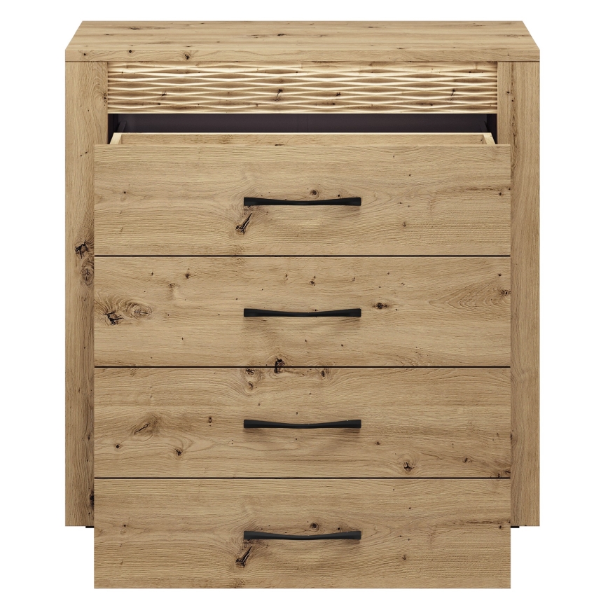 VANCO komód 94x92 cm artisan tölgy